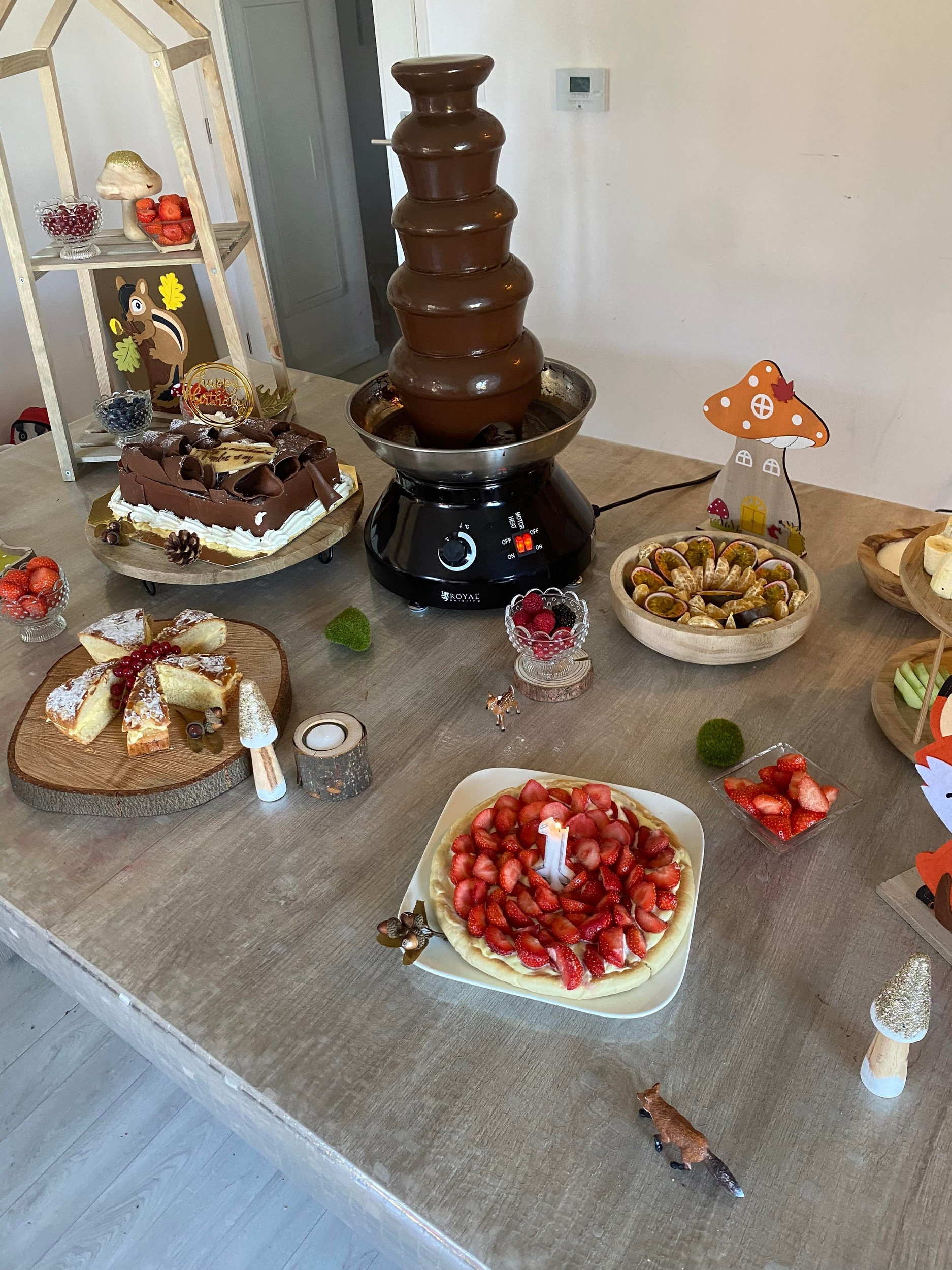 idee buffet anniversaire 18 ans fontaine